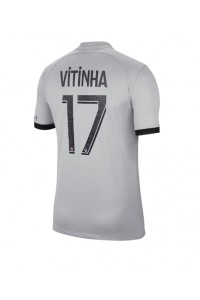 Paris Saint-Germain Vitinha Ferreira #17 Voetbaltruitje Uit tenue 2022-23 Korte Mouw